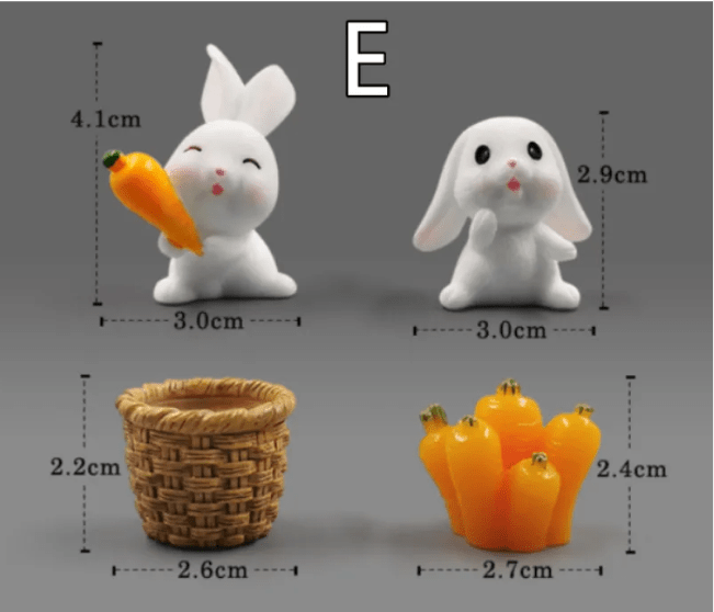 Mini Resin Animal Figurines – DIY Micro-Landscape Decor - Lifestyle Haven