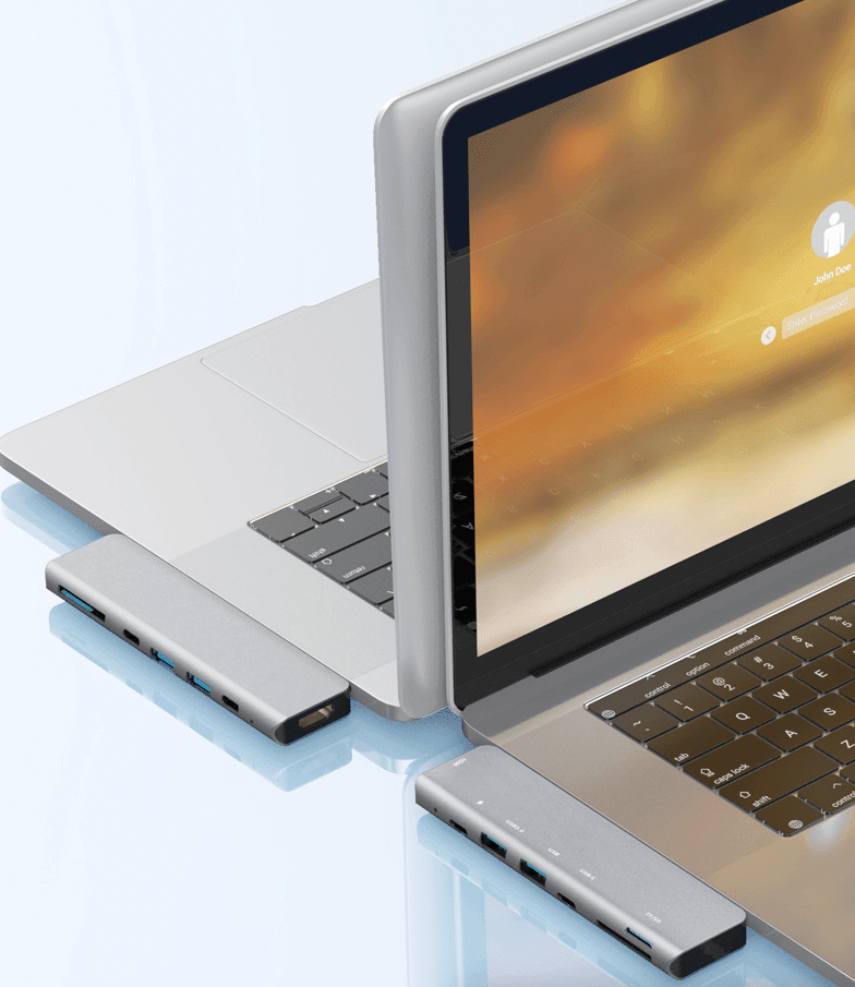Multiport USB-C Hub Type C To USB 3.0 4K HDMI Adapter For Macbook Pro / Air USA - Lifestyle Haven