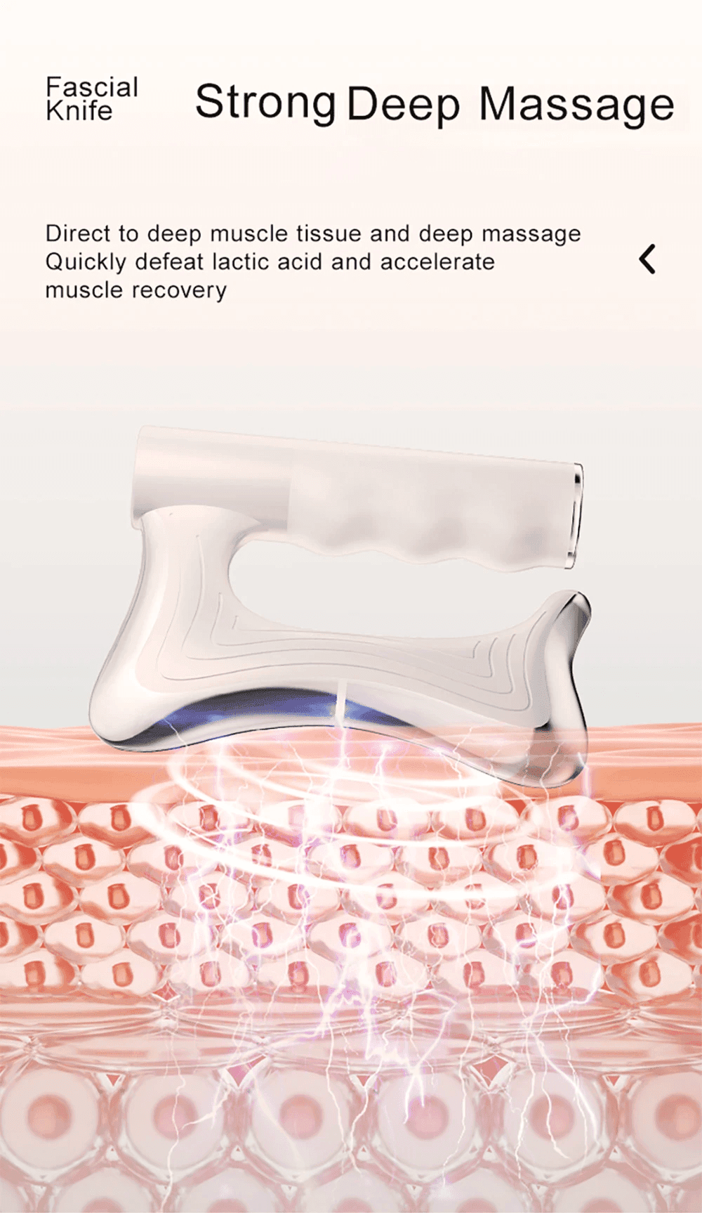Electric Deep Tissue Massage Blade – Heated Fascia Relaxation Tool - Lifestyle Haven