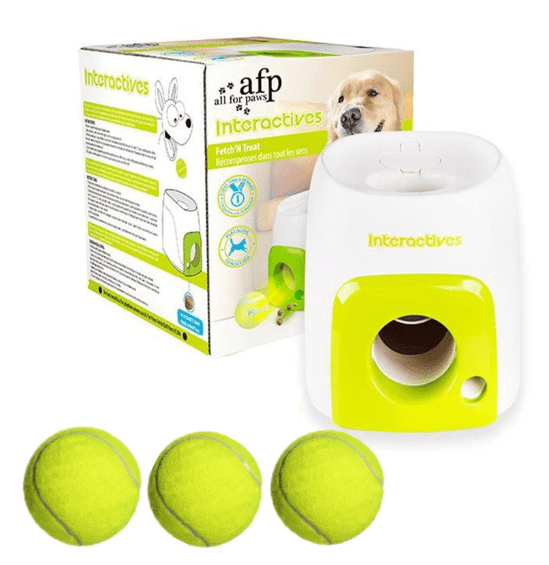 Smart Dog Interactive Feeder with Tennis Ball Reward - Lifestyle Haven