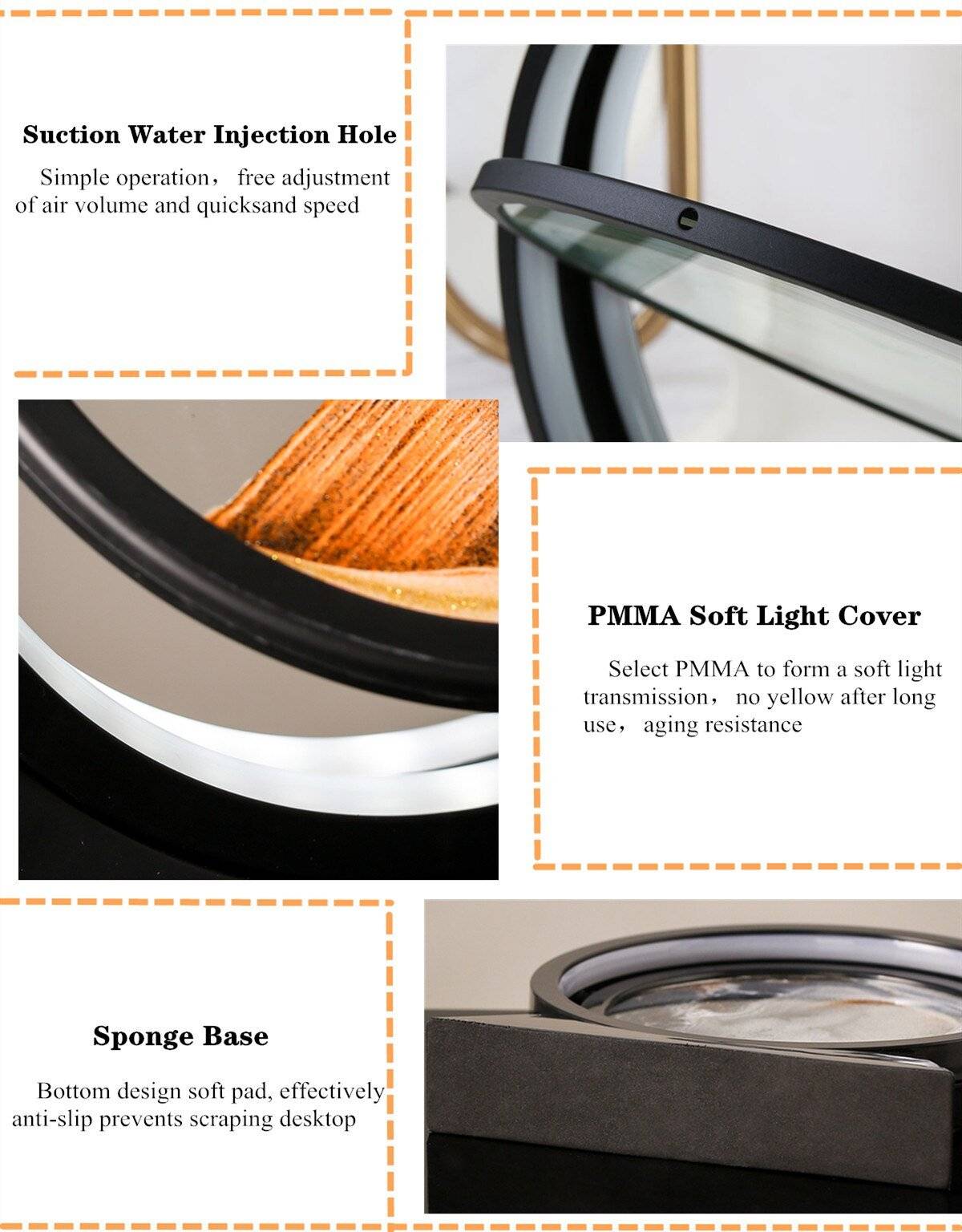 Moving Sand Art Landscape Table Lamp - Lifestyle Haven