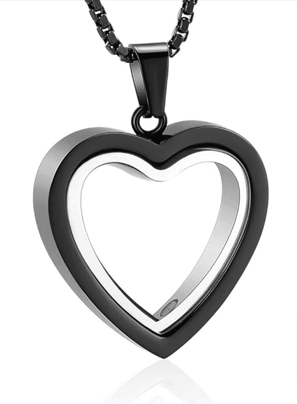 Heartfelt Remembrance: Stainless Steel Heart-Shaped Cremation Pendant - Lifestyle Haven