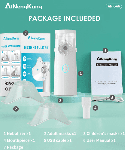 Portable Nebulizer Handheld Asthma Inhaler Device - Lifestyle Haven