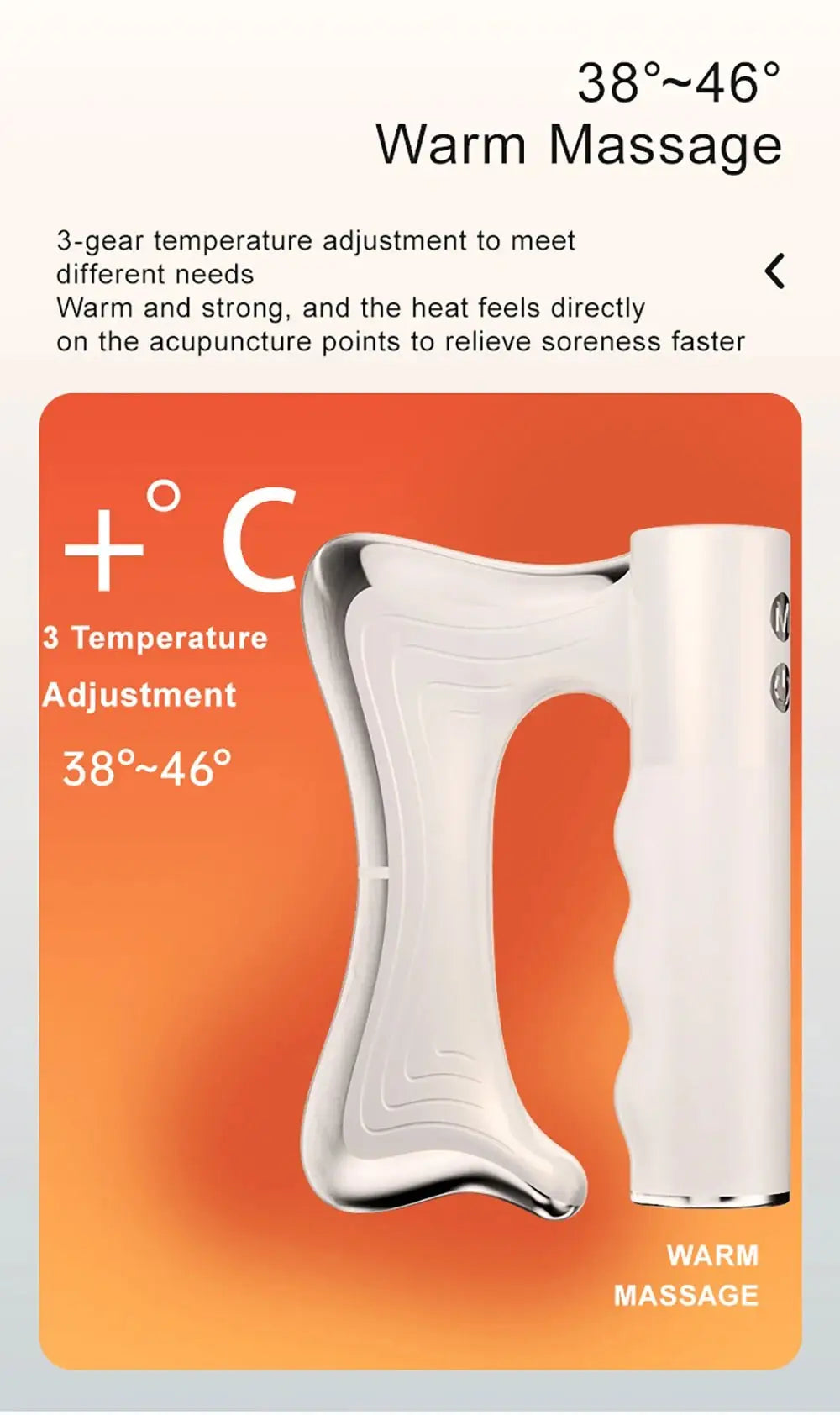 Electric Deep Tissue Massage Blade – Heated Fascia Relaxation Tool - Lifestyle Haven