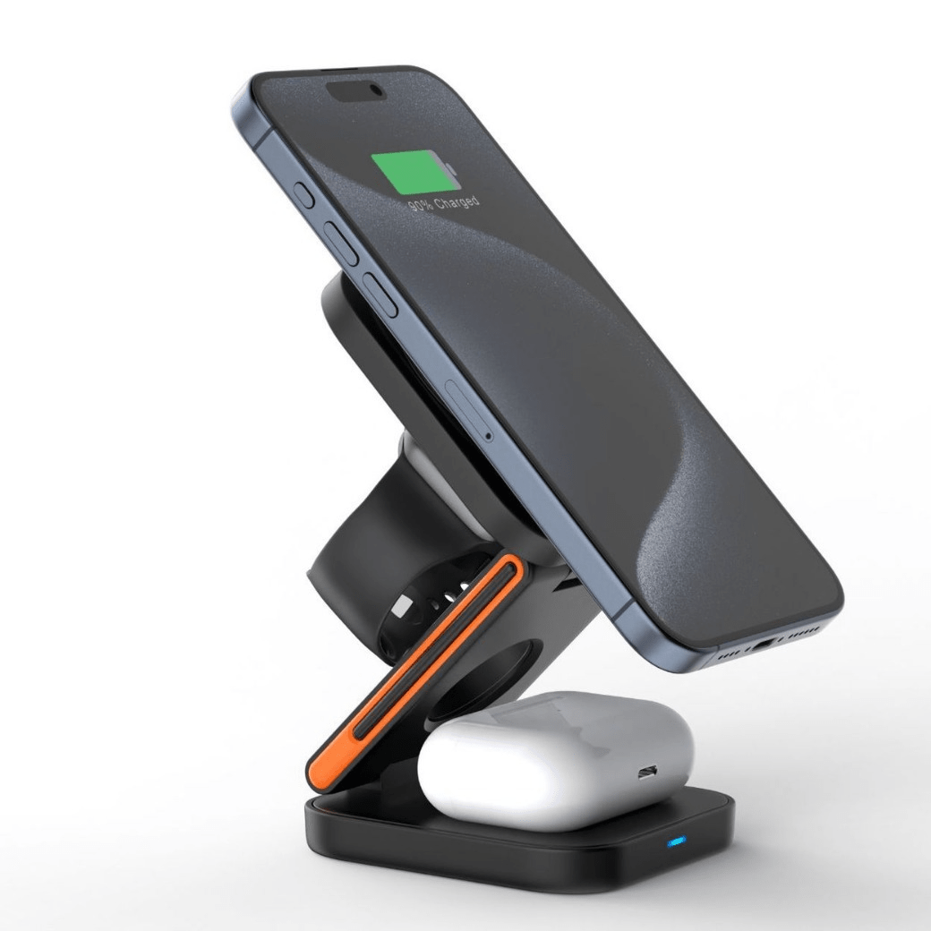 3-in-1 Folding Wireless Charger - Lifestyle Haven