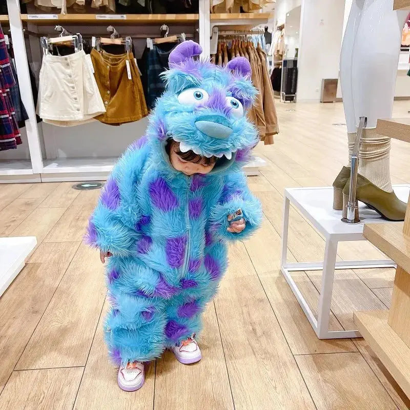 Cute Animal Baby Jumpsuit With Hooded Zipper - Lifestyle Haven