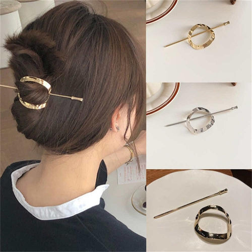 1 Pcs Women Metal Hairpin Retro Style Hair Sticks Hair Bun Cage with Stick Minimalist Hollow Vintage Hair Clips Fashion Hair Accessories for Women by Stevvex