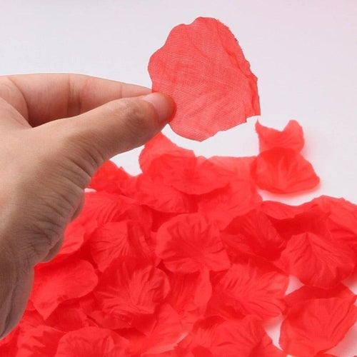 1000PCs Fake Separated Deodorized Rose Petals Party Decorations Artificial Flowers Romantic Wedding Marriage Accessories For Valentine Gifts by Stevvex