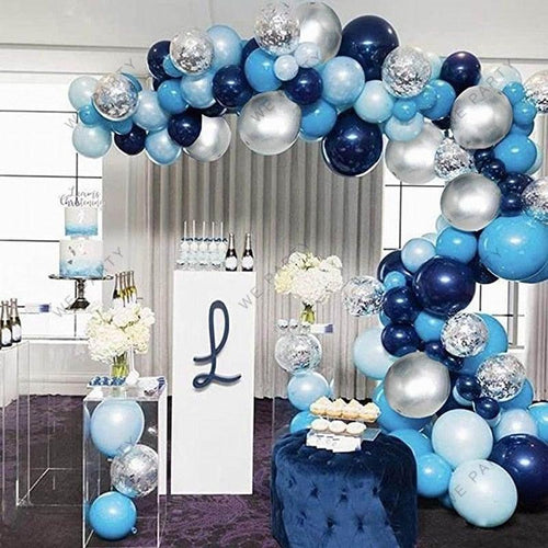 102pcs New Retro Color Navy Blue Birthday Ballons Arch Garland Kit For Baby Shower Wedding Party For Decoration Ballons for Wedding Birthday And Party by Stevvex