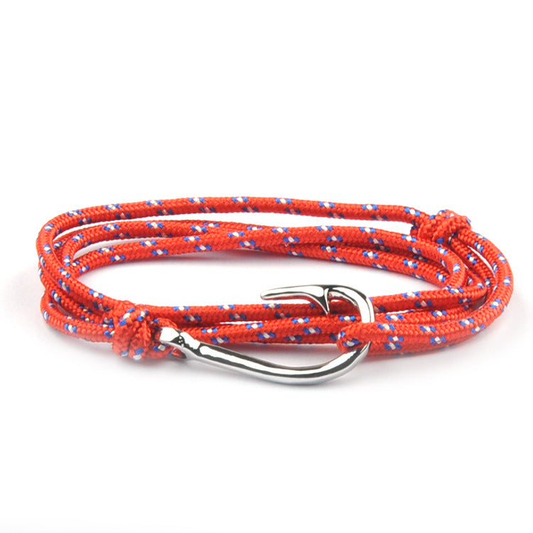 Fashion Hot Multilayer Rope Bracelet hope Anchor Sailor Anchor Bracelets  For Men and  Women Best Gift Hook Bracelet
