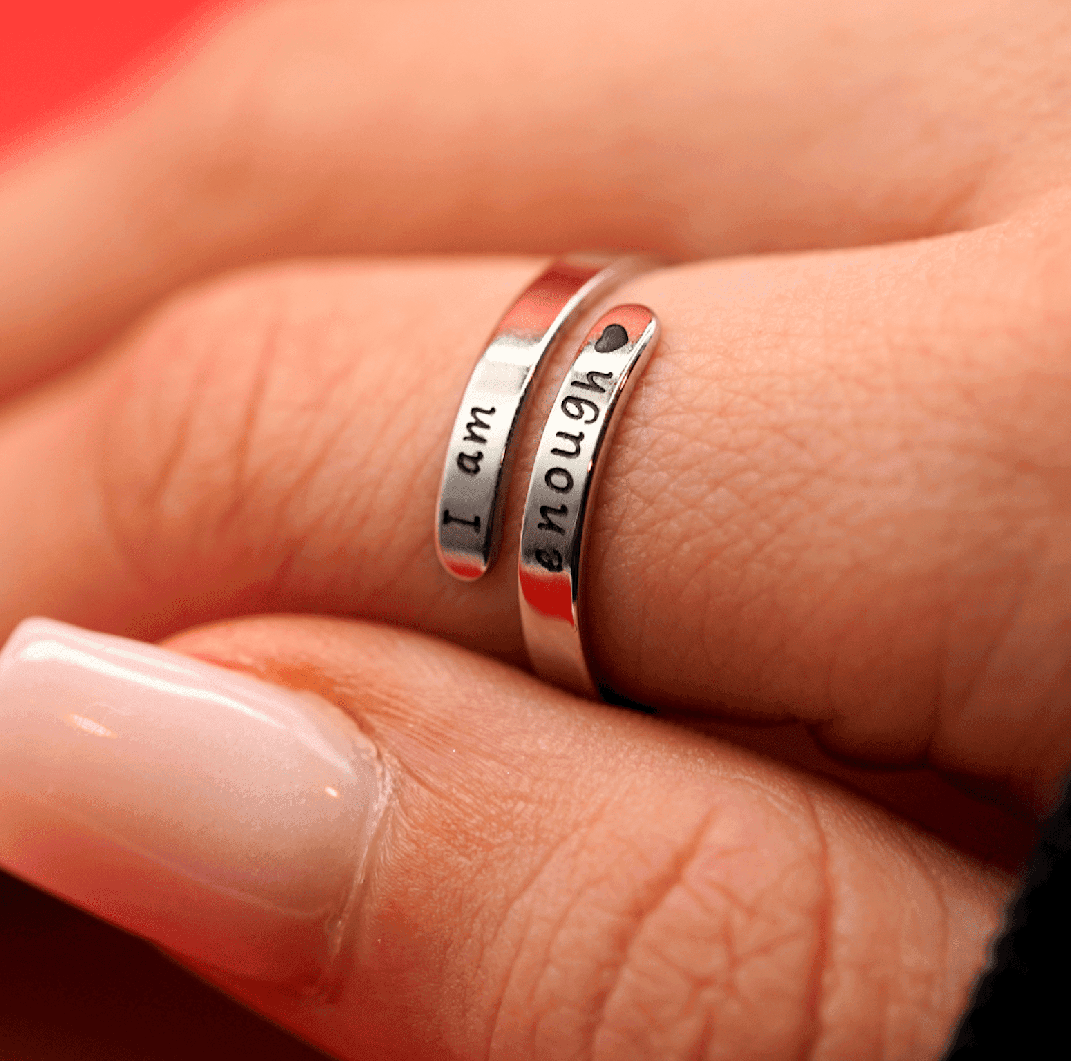 I Am Enough Ring - Lifestyle Haven