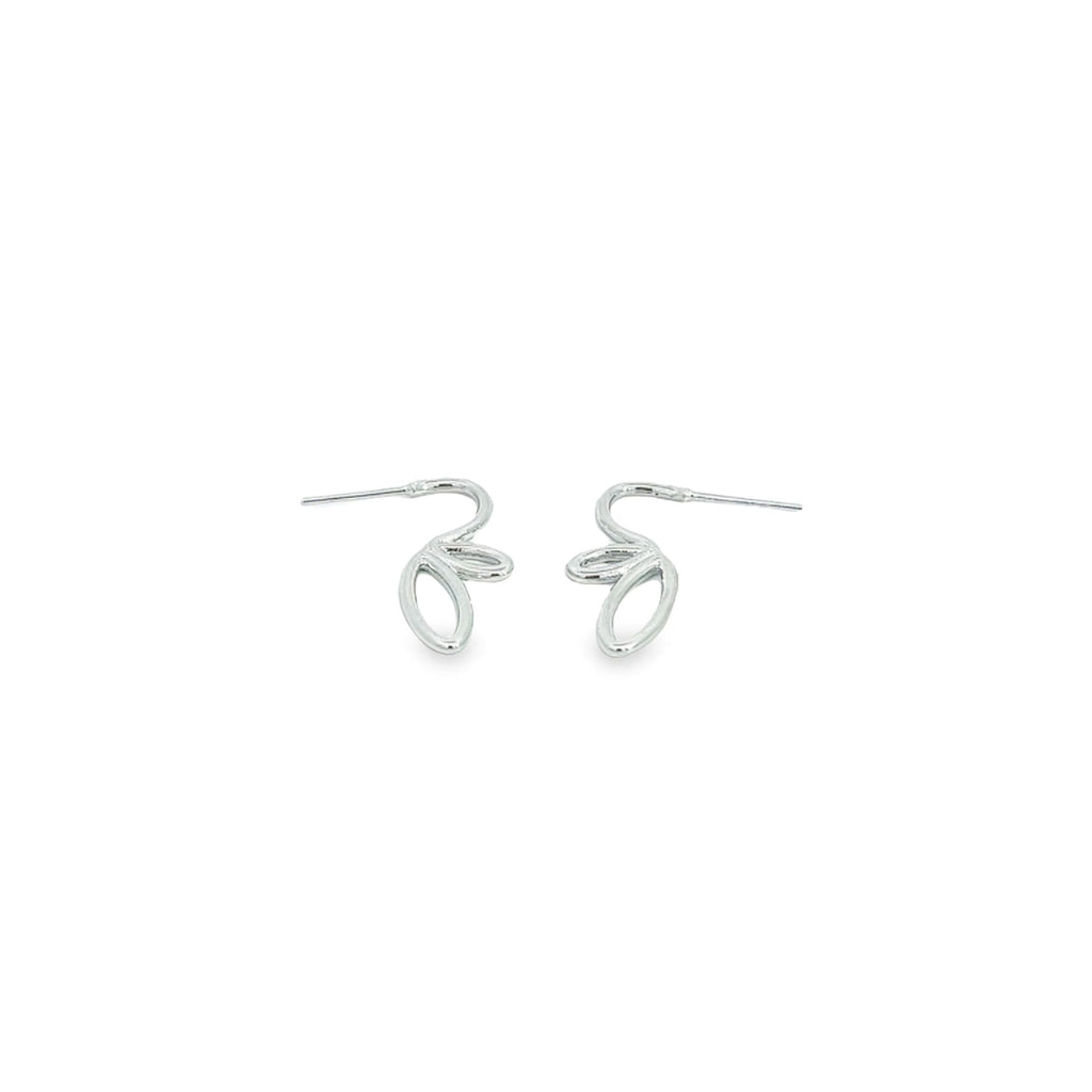 18k Gold Filled Abstract Butterfly Stud Earrings (l427)