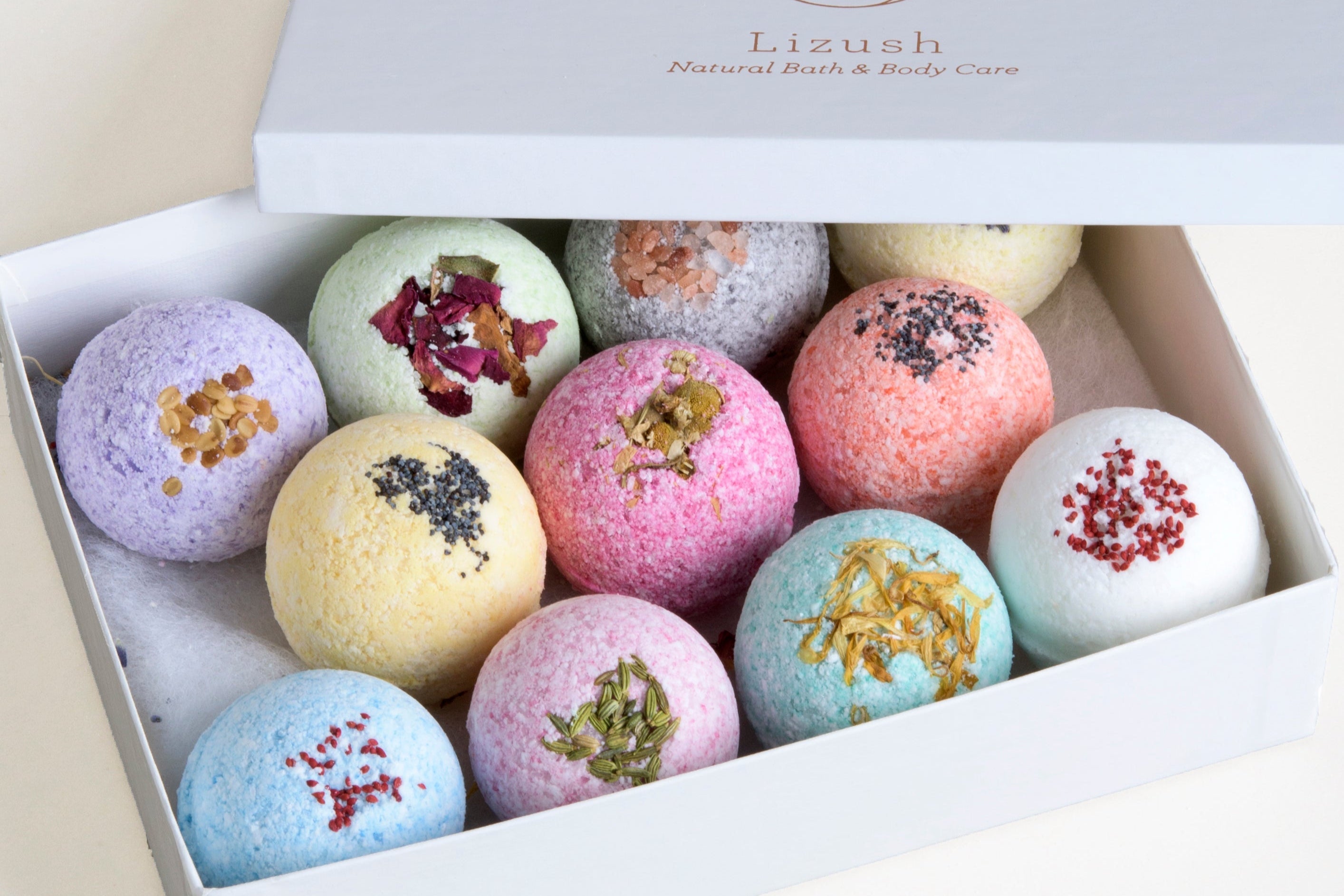 11 Bath Bombs Gift Box +  one Free Bomb to make 12 !!-0