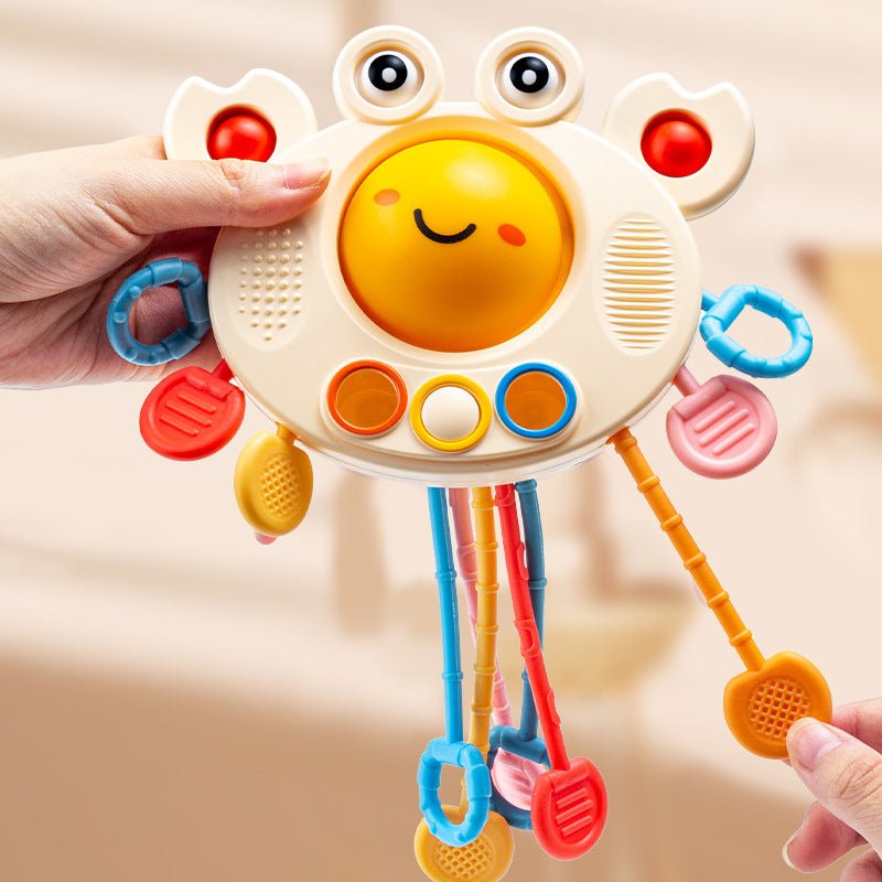Fun Finger Pumping Crab Music Toy for Fine Motor Skills - Lifestyle Haven