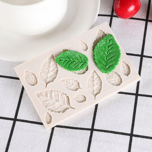 1/2/3Pcs 3D Silicone Baking Mold Butterfly Leaf Mould Chocolate Fondant Cake Decorating Tool Temperature Resistance 3D Leaf Shaped Silicone Mold Fondant Mold Cupcake Cake Decoration by Stevvex