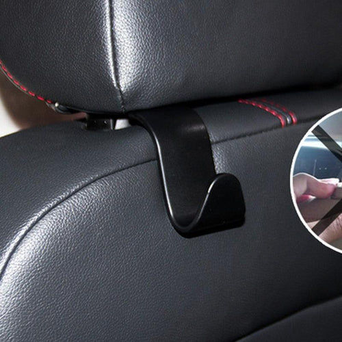1/2/4Pcs Universal Car Seat Hook Back Hook Car Accessories Interior Portable Hanger Holder Storage for Car Bag Purse Cloth Car Seat Back Hook Auto Seat Headrest Portable Organizer Holder Hook For Hanging Purses Bags Coats by Stevvex