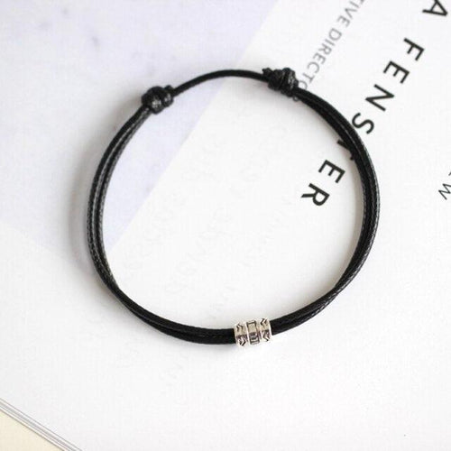 1/2pcs Adjustable Black Red Leather Rope Bracelet Couple Jewelry Handmade Braided Charm Bracelet Adjustable Rope Bracelets Jewelry Gift Bracelets For Men Women Mutual Attraction Handmade Rope For Women Men by Stevvex