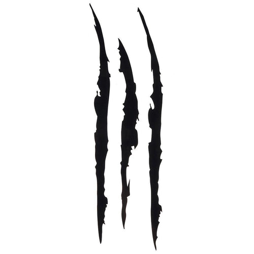 1/2PCS Auto Car Stickers Reflective Monster Claw Marks Scratch Stripe Marks Auto Headlight Decal Dinosaur Raptor Scratches Decor Claw Marks Decal Reflective Sticker Monster Claw Marks Headlight Car Sticker Stripes Scratch Decal Vinyl Sticker by Stevvex