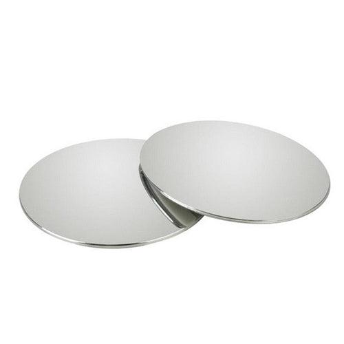 1/2PCS HD 360 Degree Wide Angle Adjustable Car Rear View Convex Mirror Auto Rearview Back Mirror Vehicle Blind Spot Rimless Automotive Blind Spot Mirrors Small Round Convex Adjustable 360°Rotate Wide Angle Car Rear View Side Mirror Wide Angle Mirror by Stevvex