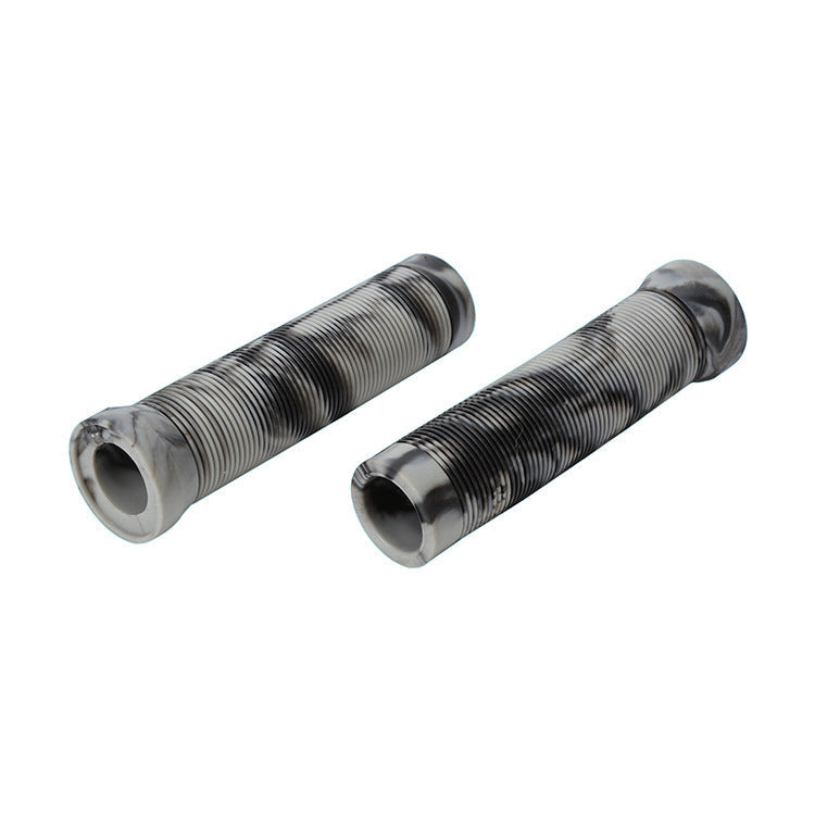 Durable Anti Slip Scooter Grips Soft Bike Handlebar Grips Anti-Slip Bicycle Grips Freestyle Cycling Grips Race Mountain Bike Handlebar Grips Single Lock-On Ring Collar Bicycle Handle Bar