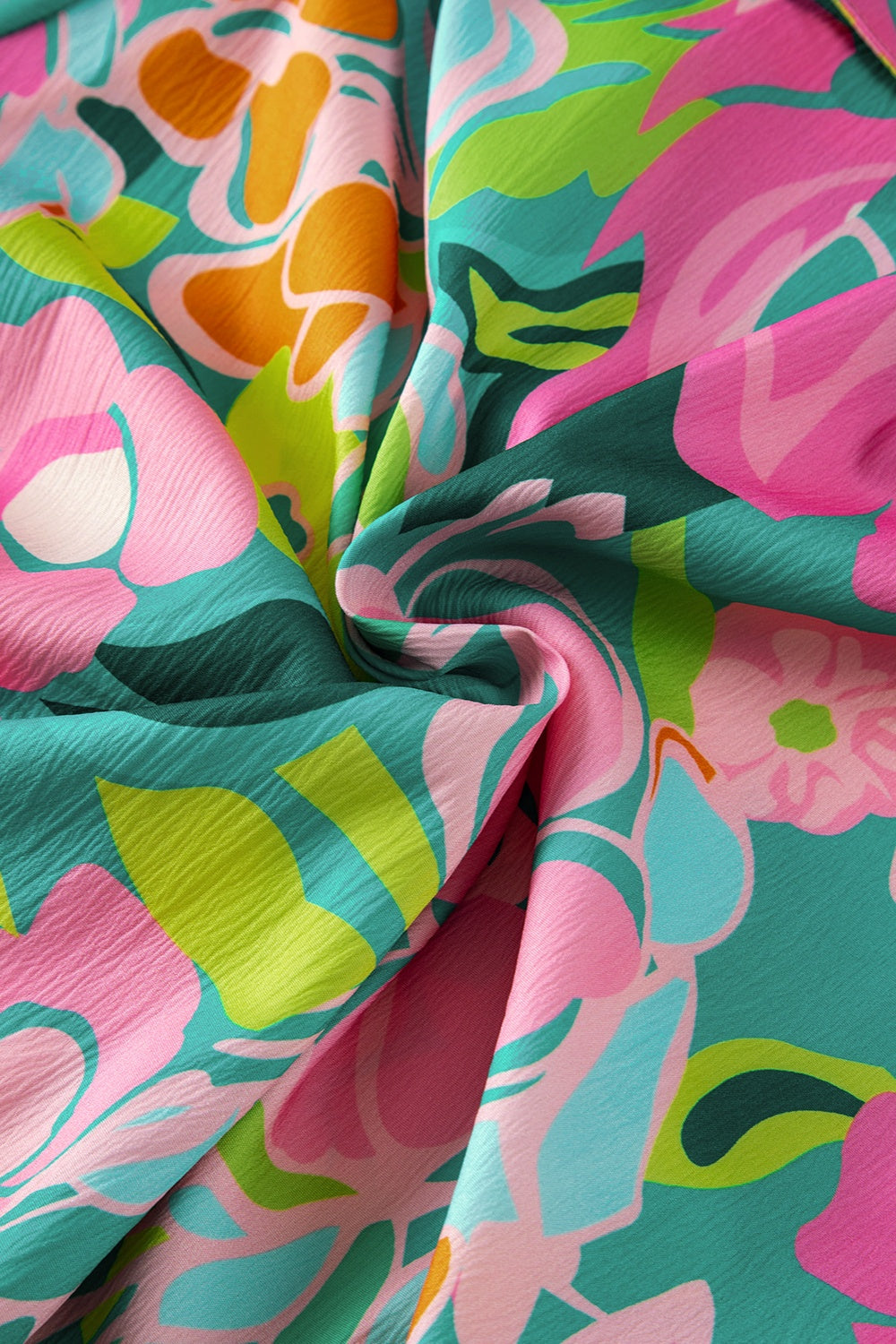 Floral Printed Collared Neck Puff Sleeve Mini Dress Vintage-Inspired Unique Colorful Dress by Stevvex
