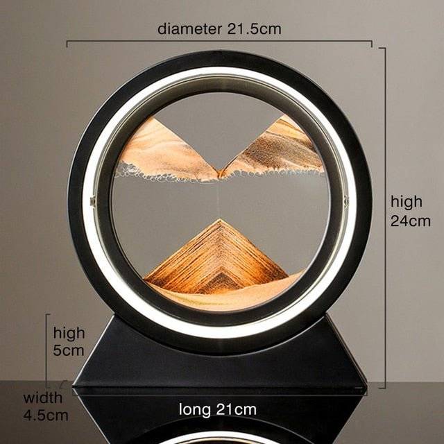 Moving Sand Art Landscape Table Lamp - Lifestyle Haven