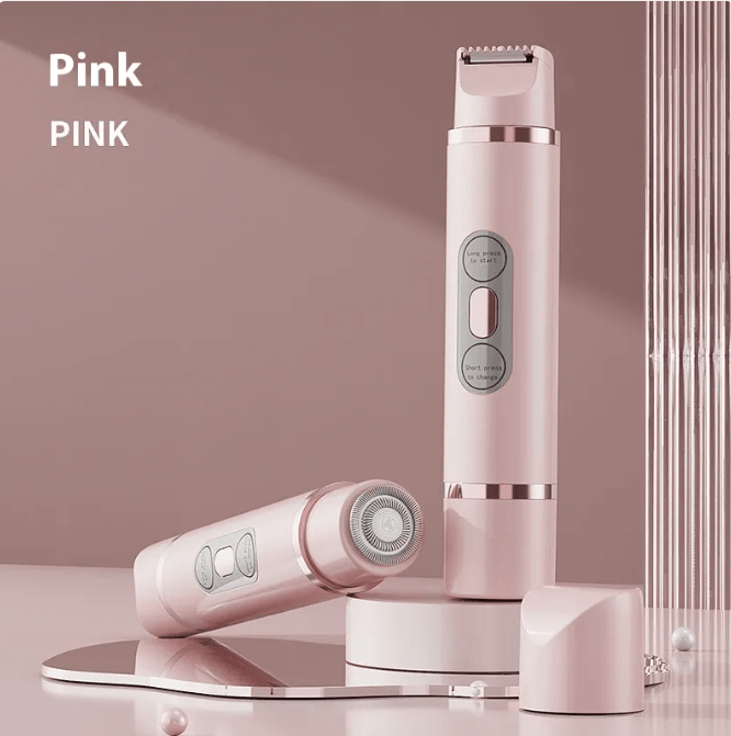 Dual-Head Electric Shaver Painless Women's Epilator Bikini Hair Removal Device Automatic Hair Trimmer Underarm Facial Lips Leg - Lifestyle Haven
