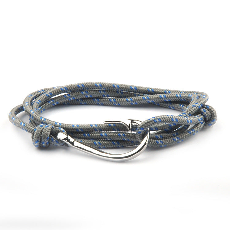 Fashion Hot Multilayer Rope Bracelet hope Anchor Sailor Anchor Bracelets  For Men and  Women Best Gift Hook Bracelet