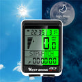 Bicycle Computer Road Bike Table Light Wired Wireless Waterproof Luminous Speedometer Waterproof Cycling Odometer Smart Sensor Auto Wake-Up Multi-Function Bicycle Speed Tracker With LCD Backlight Display