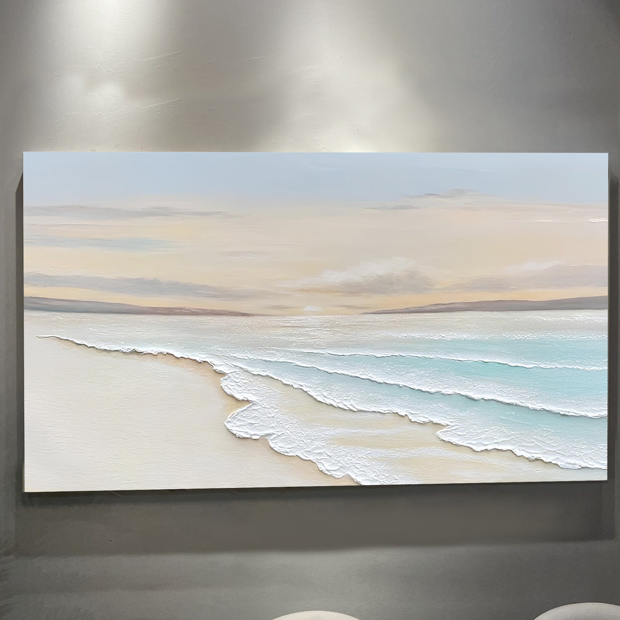 Serene Ocean Wave Coastal Wall Art IV