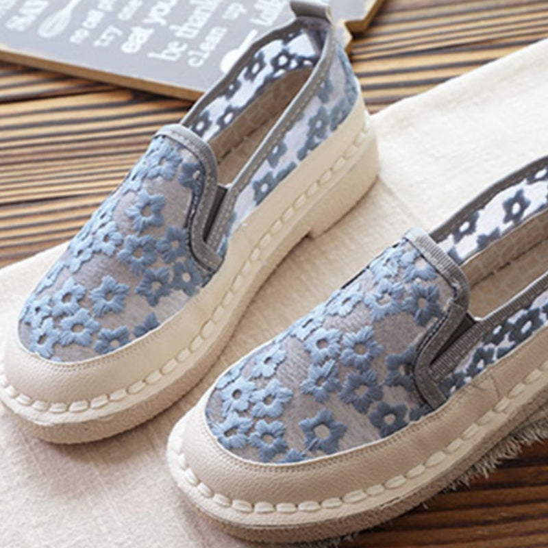 Fashion Lace Women Slippers Summer Beach Flower Sandals Flats Woman Shoes Casual Slide Sandals For Women Flip Flops Sandals Summer Lace-Up Closed Toe Comfortable Slip On Lace Sandals