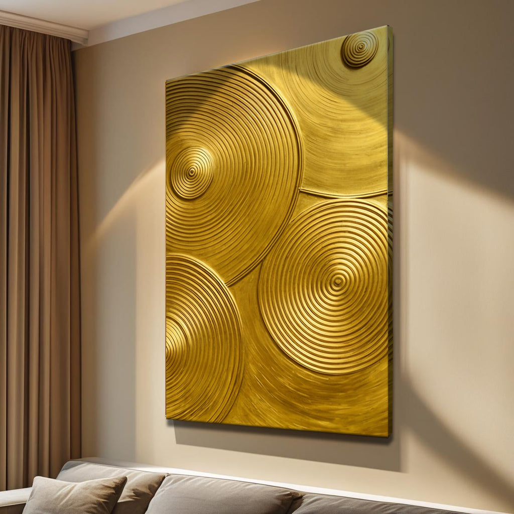 Gold Symphony Wall Art