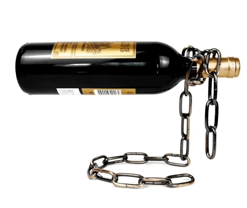 Magic Iron Chain Wine Bottle Holder - Lifestyle Haven
