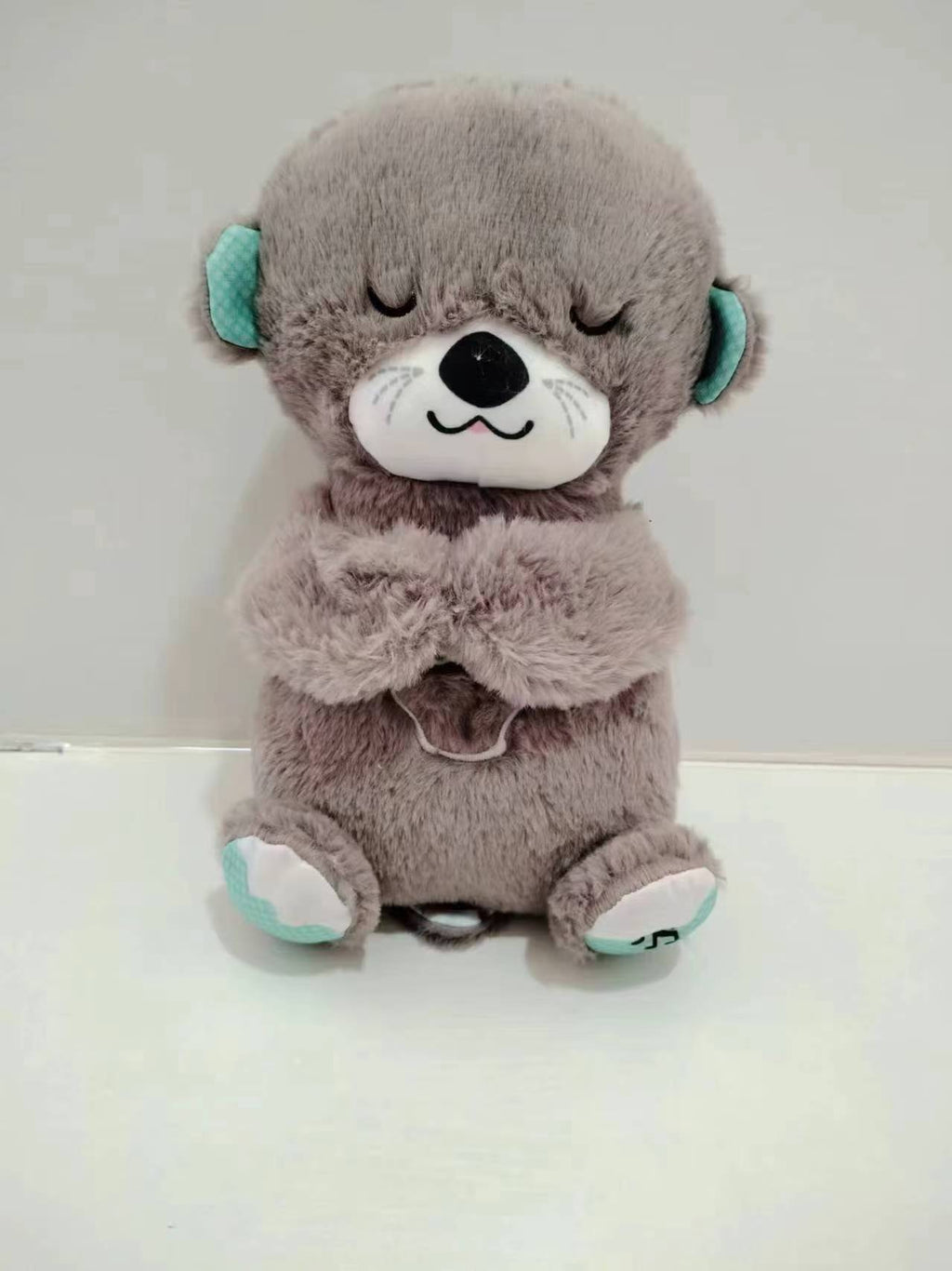 Sound Machine Soothe 'n Snuggle Otter Portable Plush Baby Toy with Sensory Details Music Lights & Rhythmic Breathing Motion - Lifestyle Haven