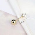 1pcs Fashion Pearl Fixed Strap Charm Safety Pin Sweater Cardigan Clip Brooches Rhinestone Metal Jewelry Sweater Shawl Clips Faux Crystal and Pearl Pins for Fixing on Sweaters