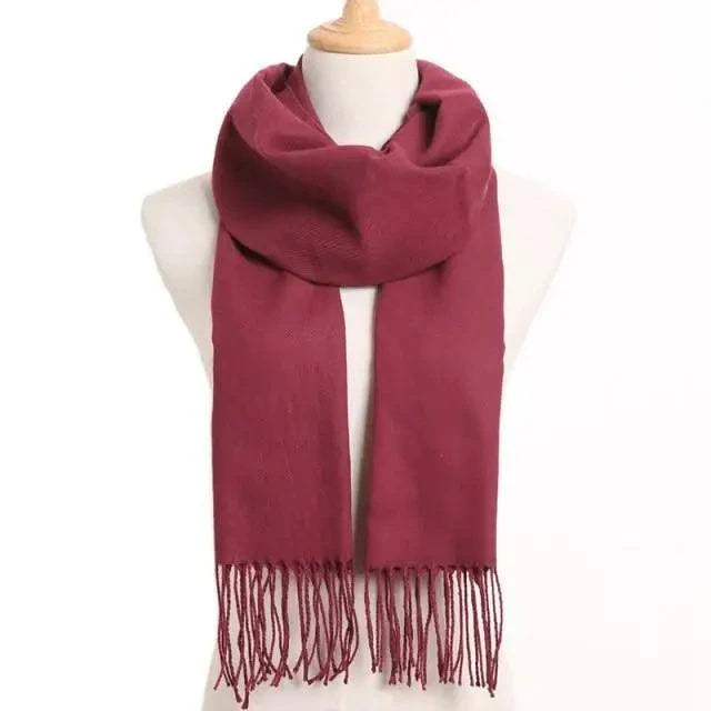 Winter Scarf Women Warm Solid Scarves Fashion Casual Scarfs For Women Casual Scarfs For Winter