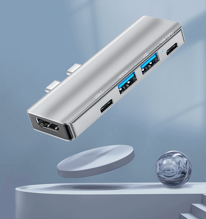 Multiport USB-C Hub Type C To USB 3.0 4K HDMI Adapter For Macbook Pro / Air USA - Lifestyle Haven