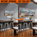 Upgrade Your 'Sand & Surf' (Style 3) Canvas To 24x48 Inches