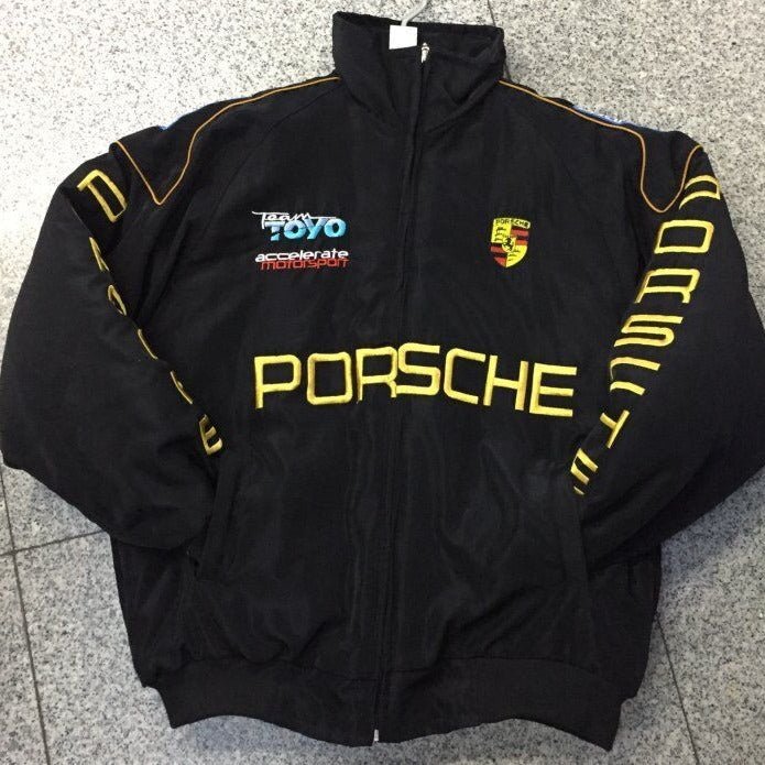 F1 Racing Jacket - Vintage Style Embroidered Outerwear - Lifestyle Haven