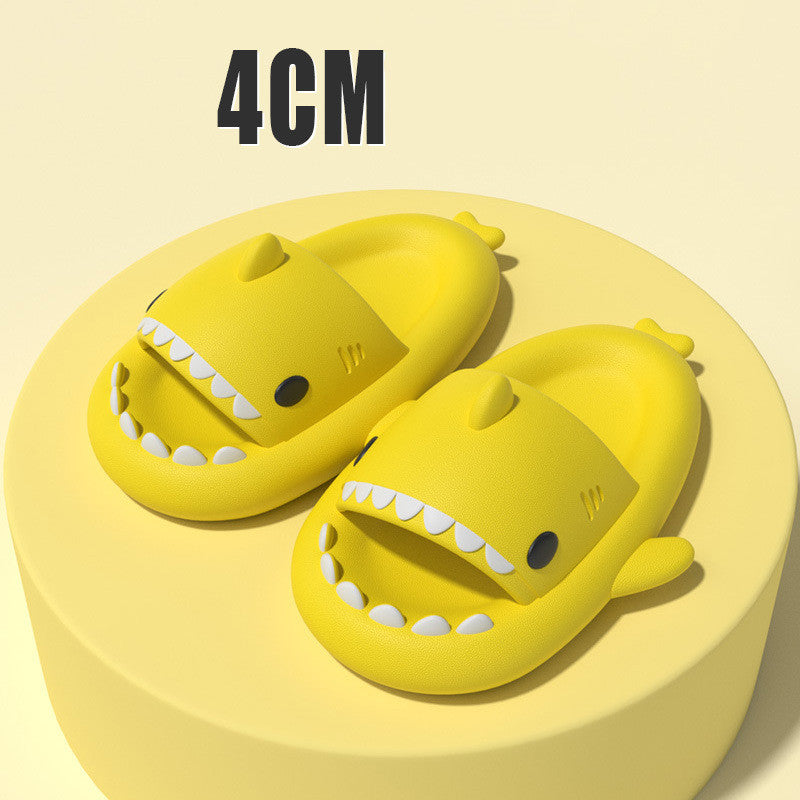 New Men and Women Summer Slippers Lovely Shark Shape Slides Outdoor Women Shoes Flip Flops Lightweight Open Toe Beach Pool Slides Sandals Shark Shower Slipper