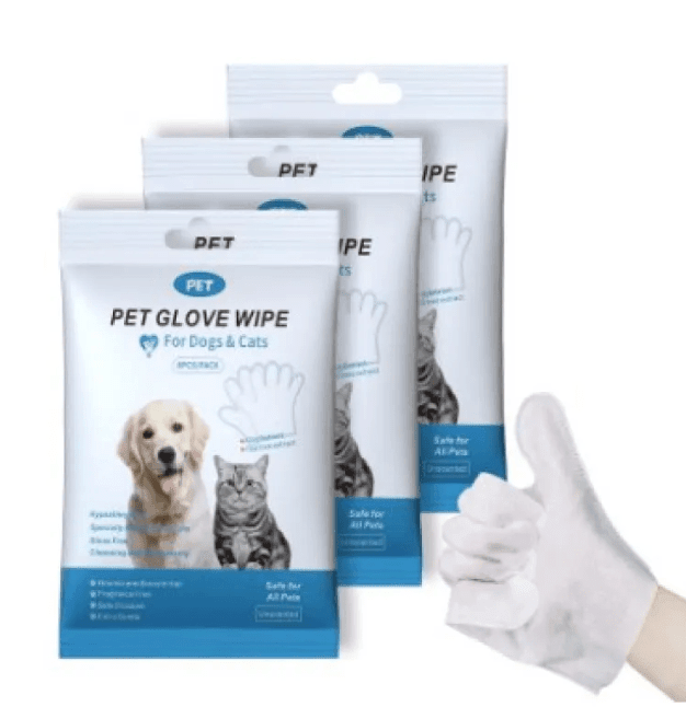 Pet Cleaning Gloves & Wipes - Lifestyle Haven