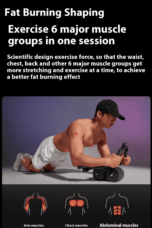 Automatic Rebound Abdominal Wheel - Lifestyle Haven
