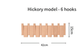 Simplicity Piano Key Wall Coat Rack (One Piece) - Lifestyle Haven
