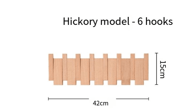 Simplicity Piano Key Wall Coat Rack (One Piece) - Lifestyle Haven