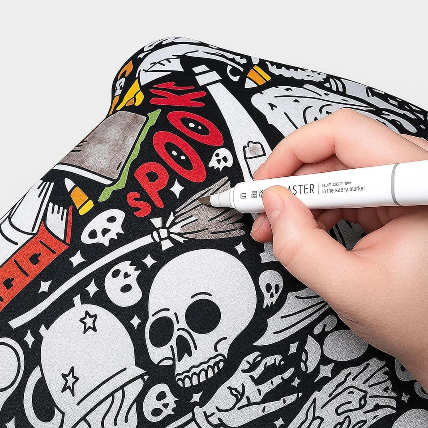 DIY Coloring Blanket With Markers - Lifestyle Haven
