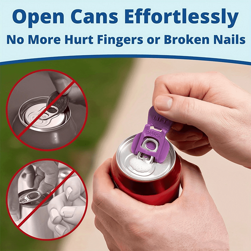 Plastic Cola Can and Bottle Opener – Simple, Small, and Easy to Use - Lifestyle Haven