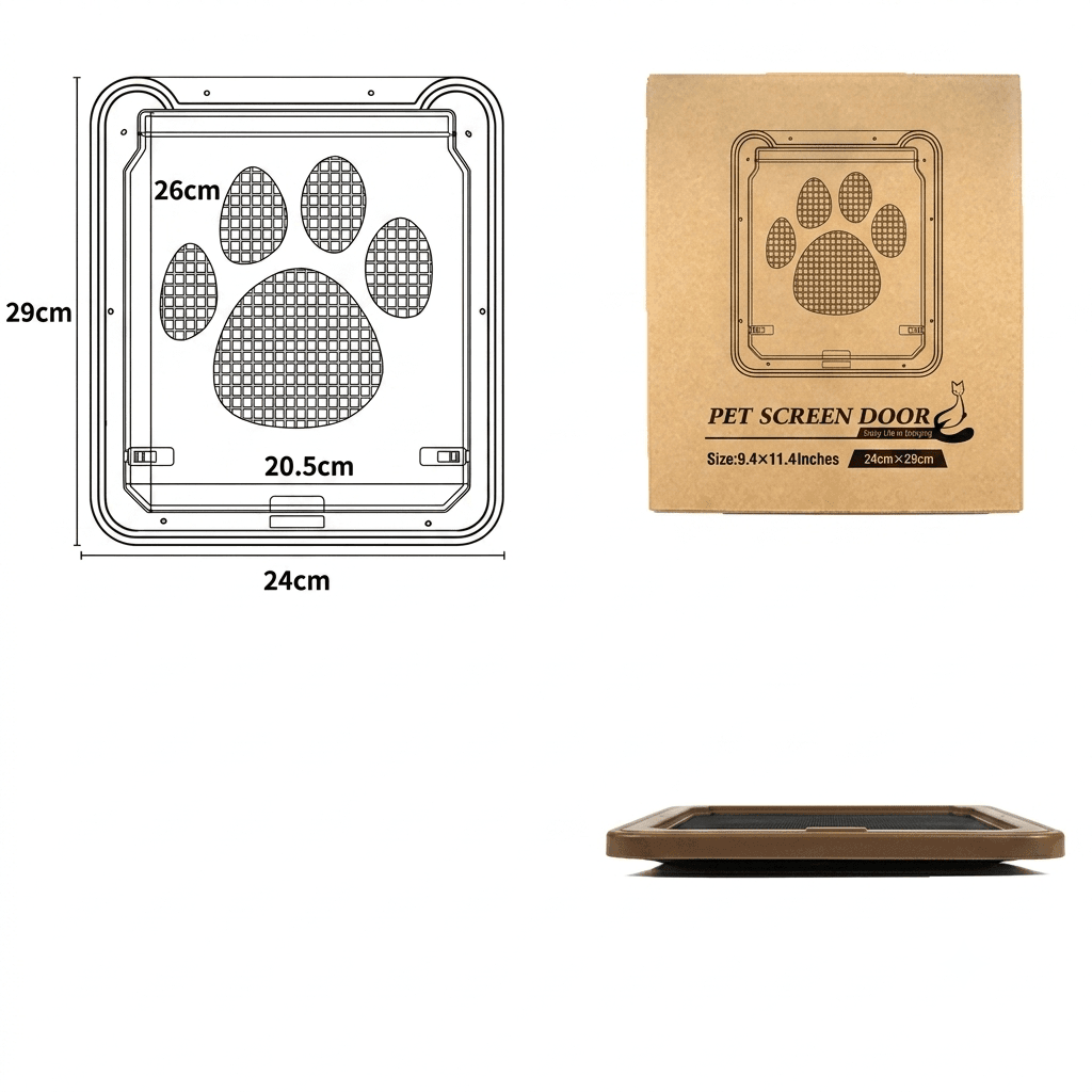 Creative Pet Door with Scratch-Resistant Design - Lifestyle Haven