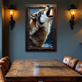 3D Wolf Wall Art