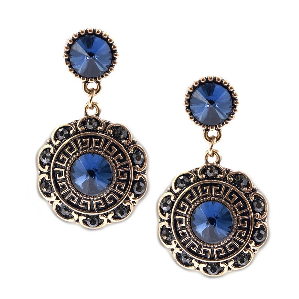 Bloom Earrings-Sapphire by Lifestyle Haven
