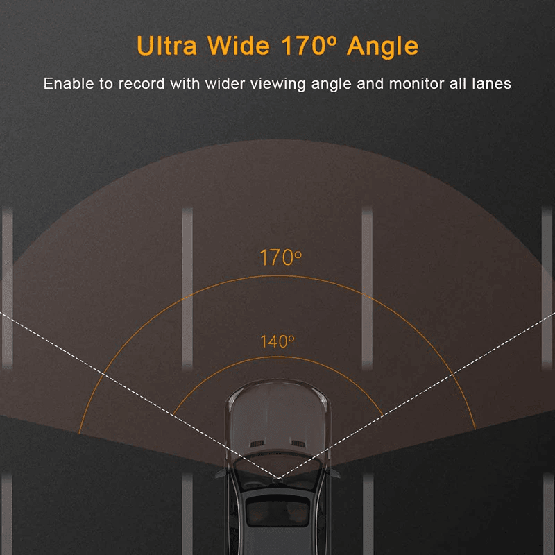 HD 1080P Car Dual Lens Dash Cam 4" DVR Recorder Front & Rear Camera Night Vision - Lifestyle Haven